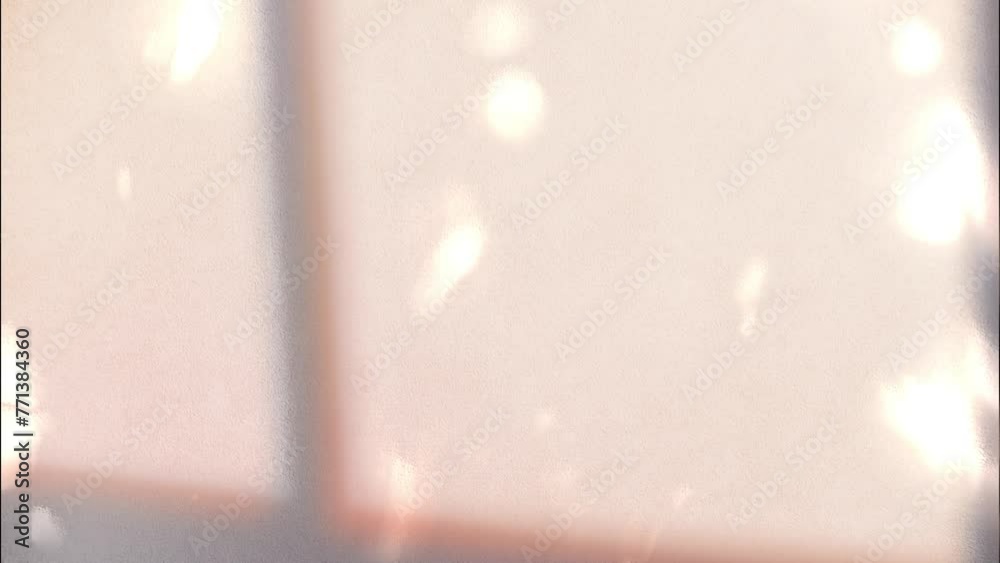 Bokeh defocused Sunset lights. cinematic shadow reflection. video background.