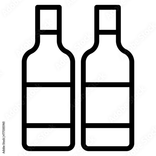 wine bottle line