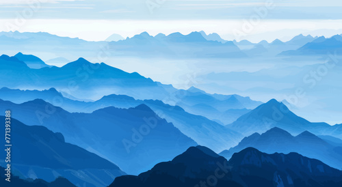 a view of a mountain range in the distance