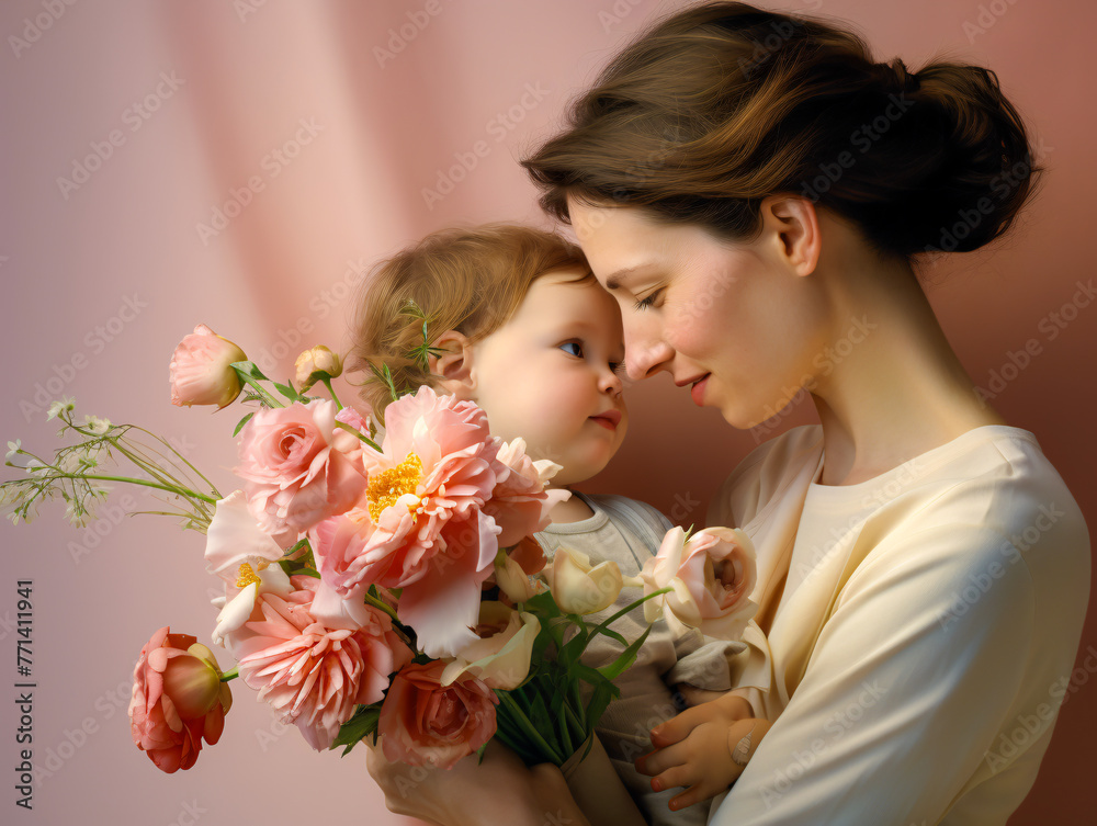 Celebrating motherhood, a family shares joy and love, embracing the beauty of lifes moments Celebrating motherhood, a family shares joy and love, embracing the beauty of lifes moments
