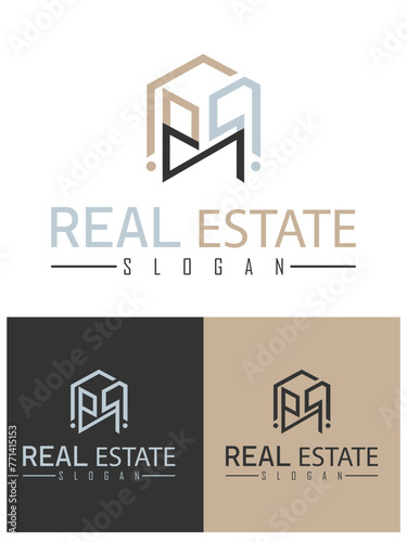 A realistic real estate logo captures the essence of the industry by incorporating tangible elements like houses, buildings, or keys, rendered with intricate detail to evoke a sense of trustworthiness