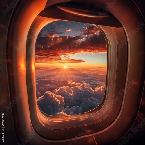 The first light of sunrise ...