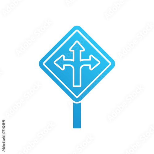 Triple arrows vector icon