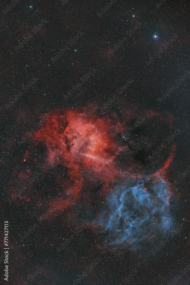 Nebulosa Sh2-132 - obrazy, fototapety, plakaty 