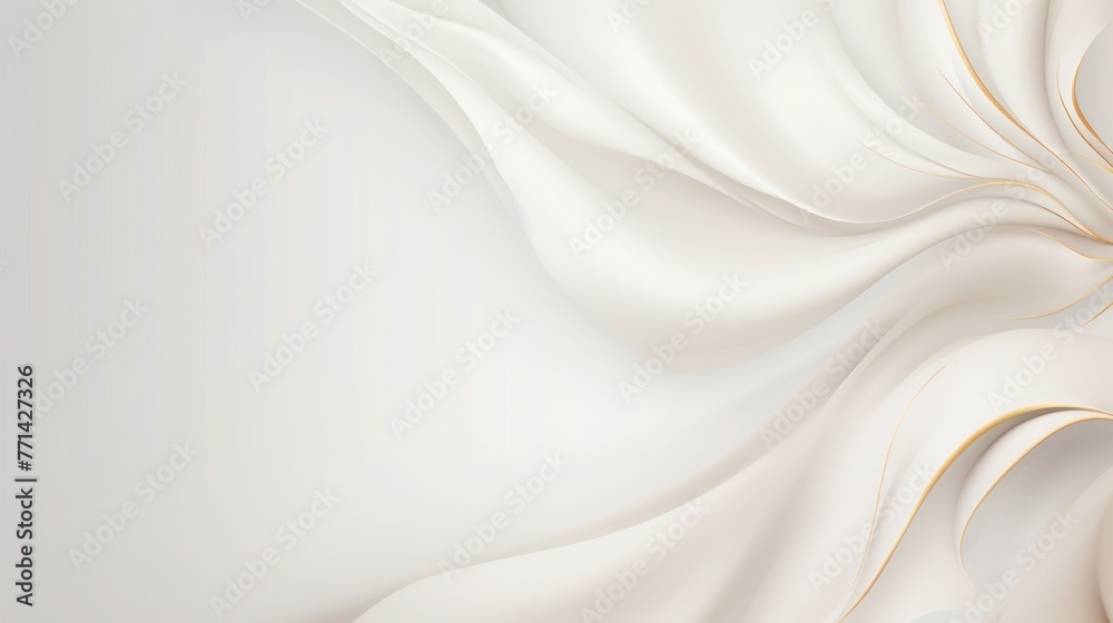 Fototapeta premium Abstract luxury white background with gold element,abstract elegant white background with golden elements illustration. white background with golden elements decoration 