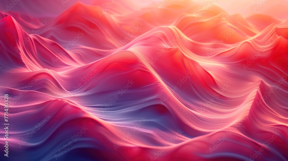 abstract background colored neon waves