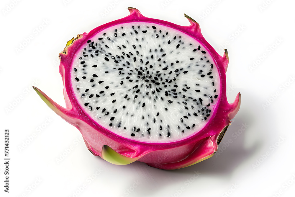 dragon fruit isolated on white background dragon fruit isolated on white background