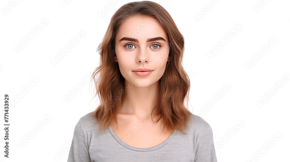 Teenager girl over isolated white background proud Teenager girl over isolated white background proud