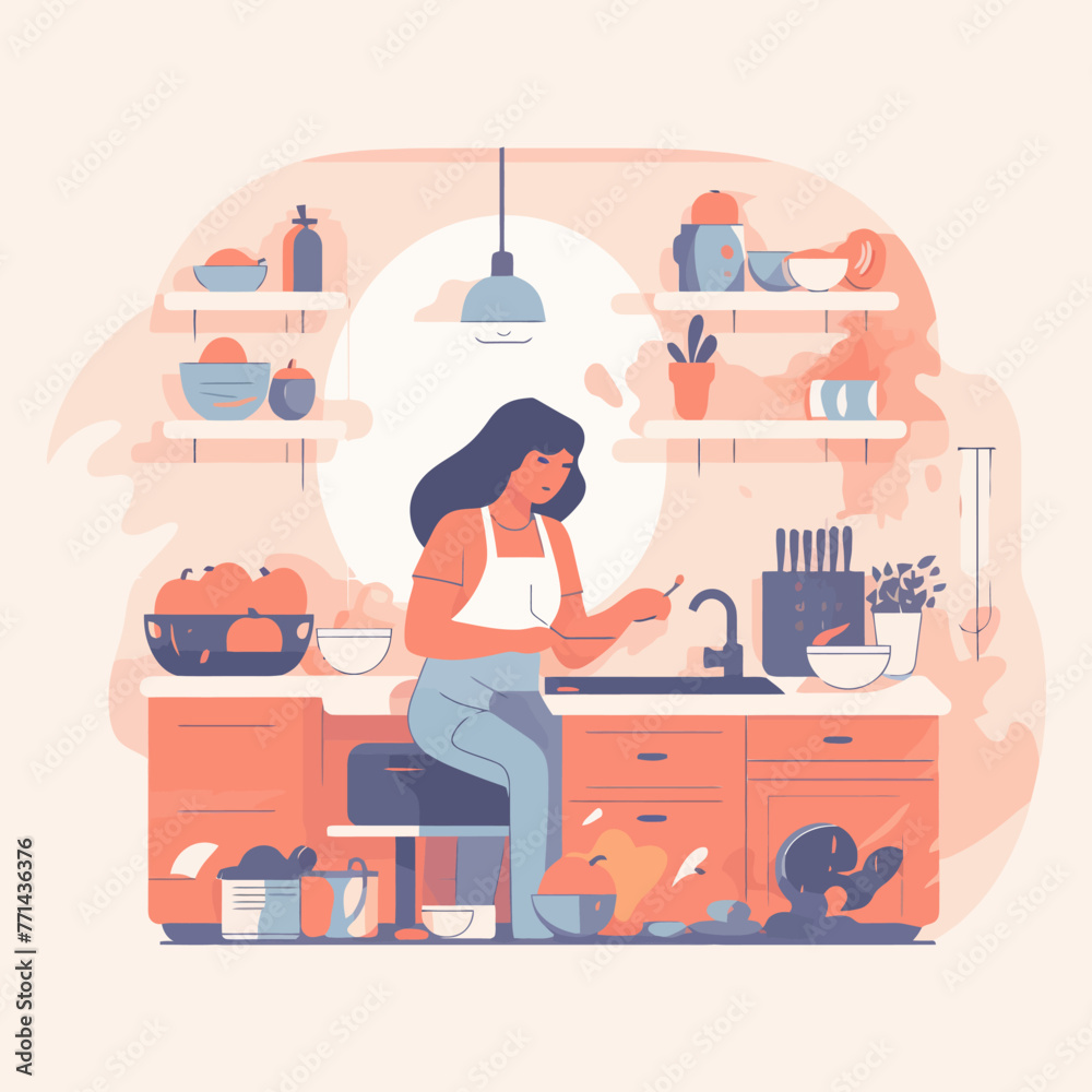 Vector illustration of a person Vector illustration of a person