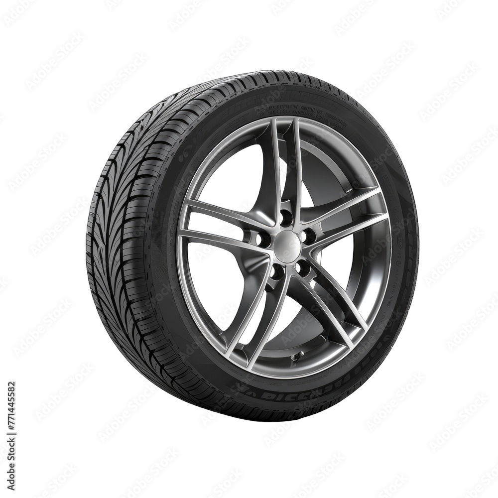 New car tire