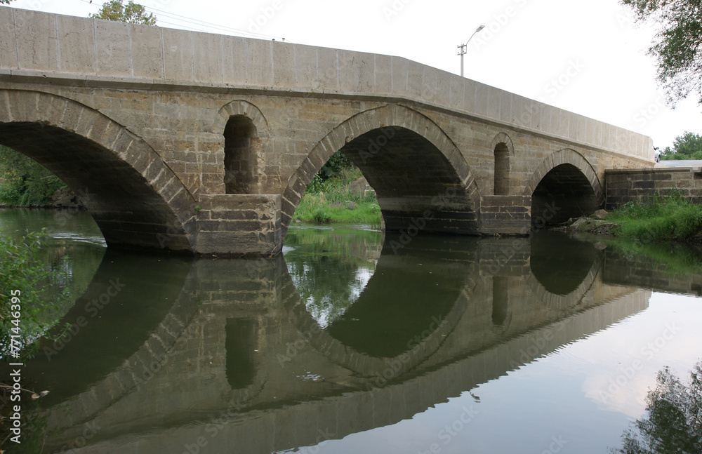 Historical Fatih Bridge - Edirne - TURKEY