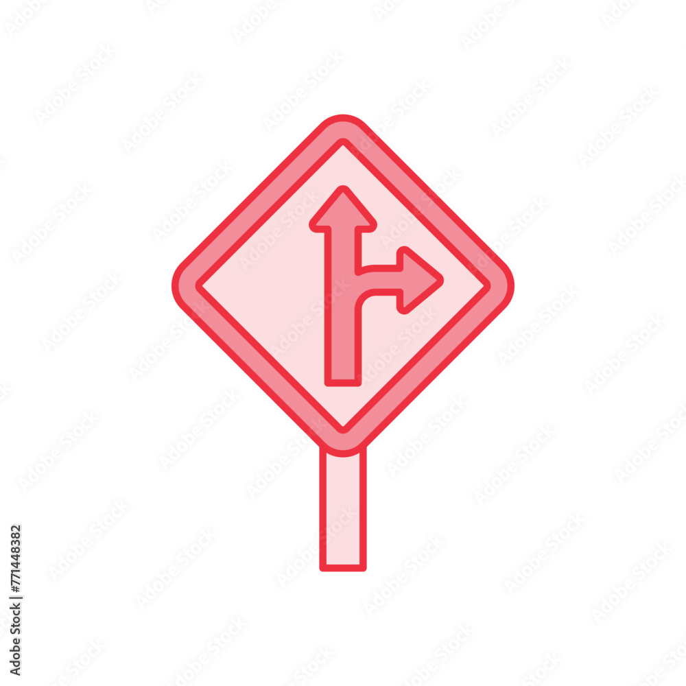 Traffic Signs vector icon