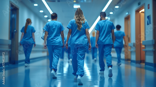Healthcare Professionals on Hospital Duty