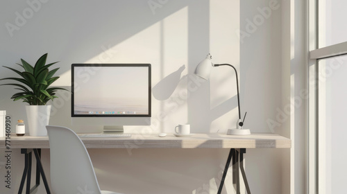 Working desk, home office © Mahammad