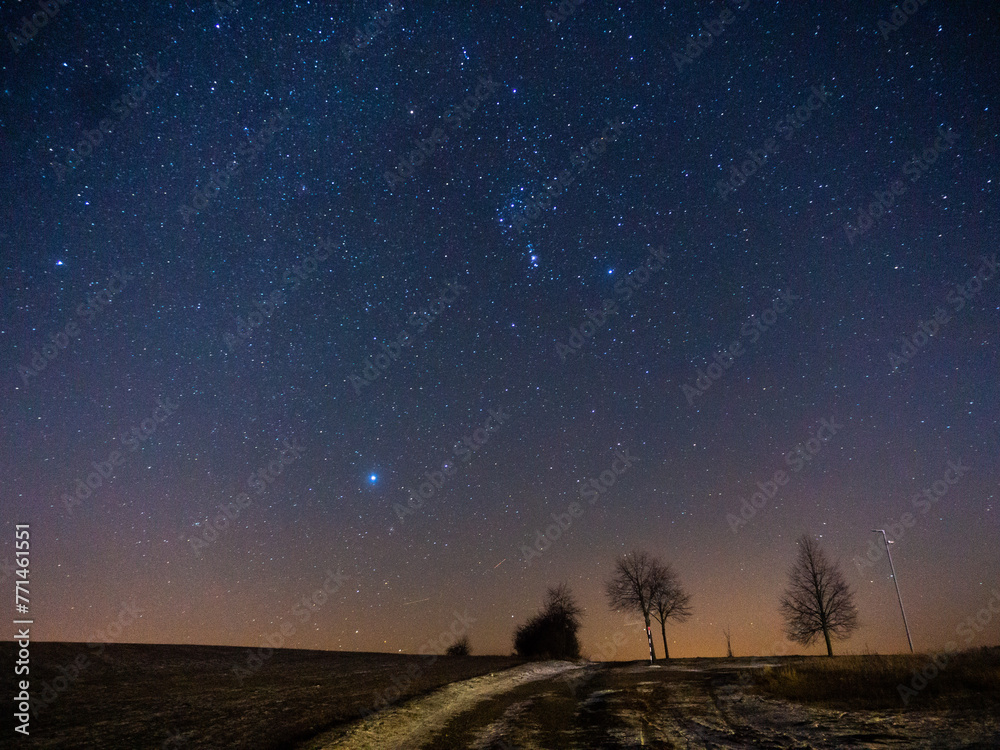 night sky with stars night sky with stars