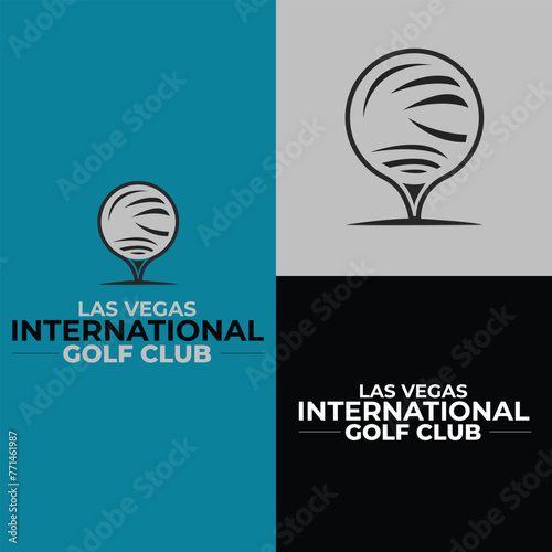 las vegas golf club logo, logo template, logo, sports logo, logo template, 