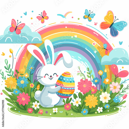 Happy Easter Vector Illustration