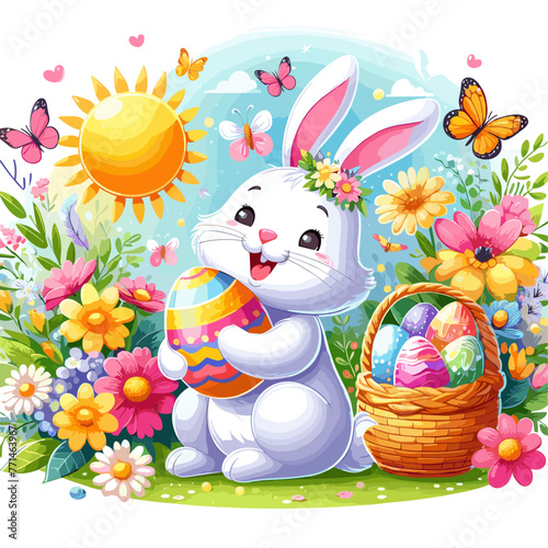 Happy Easter Vector Illustration