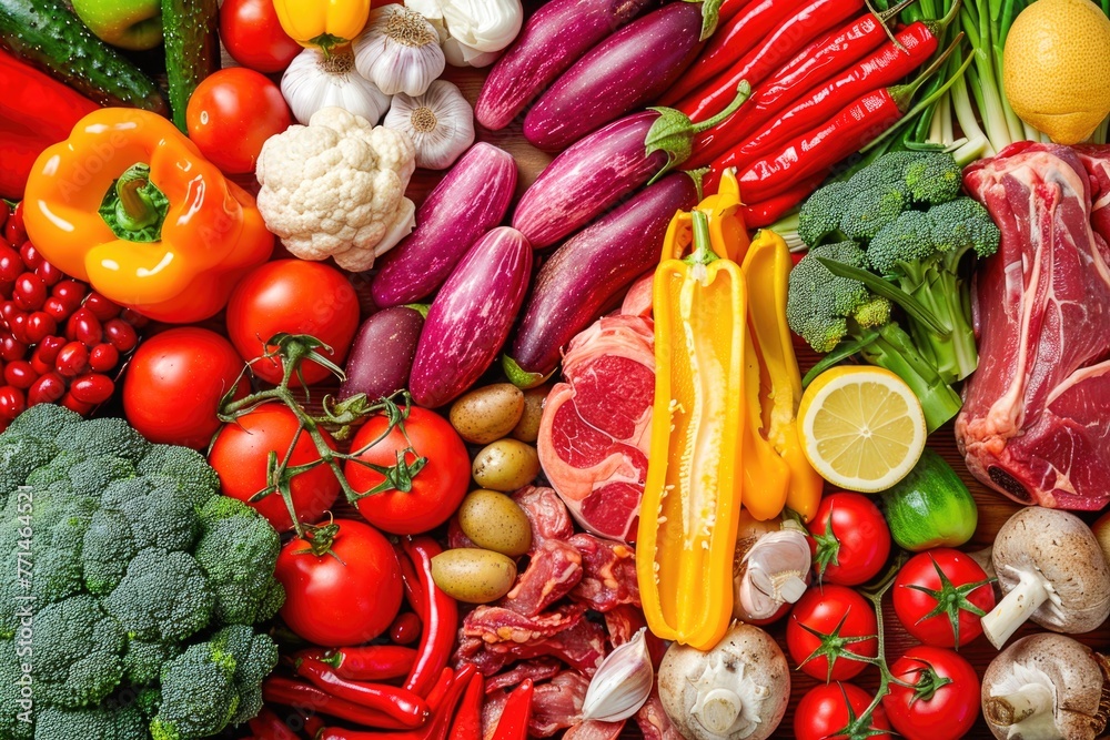 vegetables on the market, Generative Ai