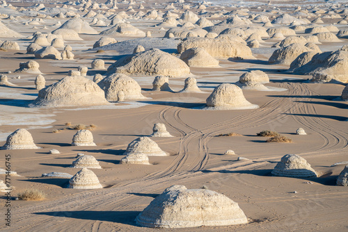 White Desert National Park, Chalk figures, Libyan Desert, Egypt