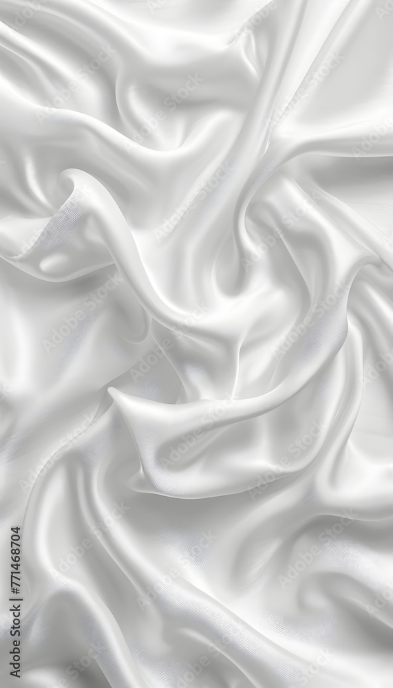 Obraz premium White Silk Background