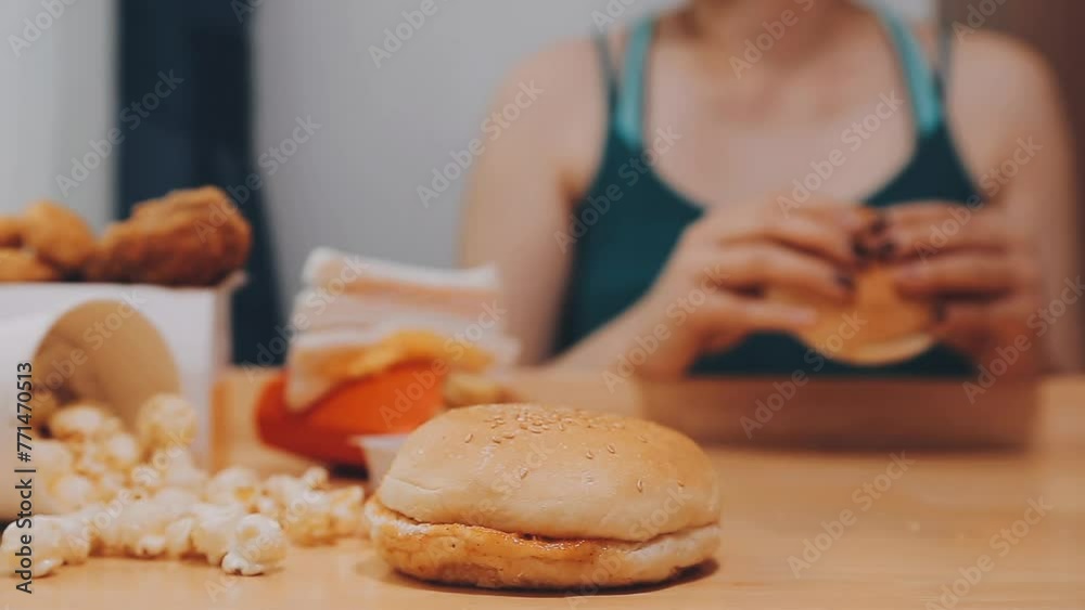 Man is eating in a restaurant and enjoying delicious food