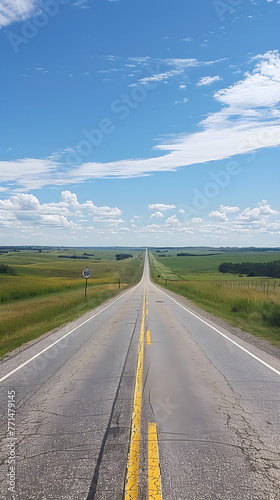 Visual Depiction of Kilometer Marker 600 on a Rural Highway