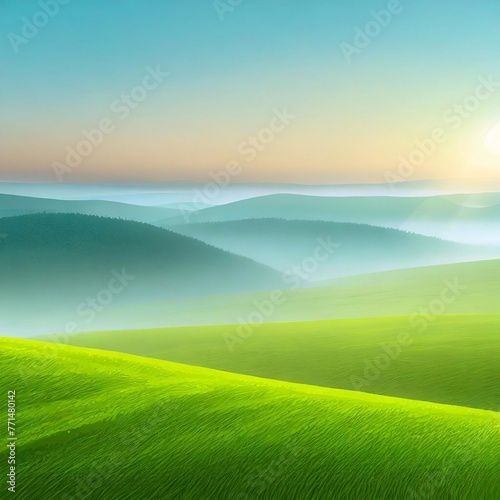 landscape with grass and sky