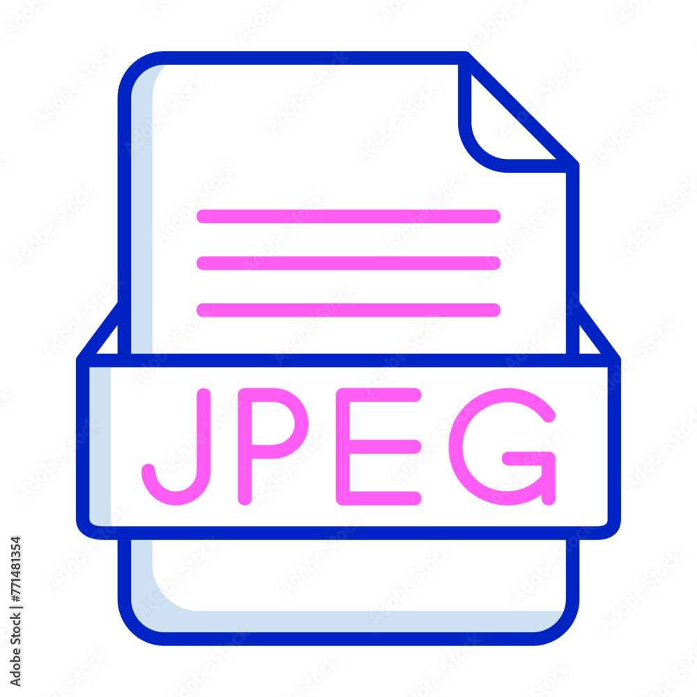 JPEG File Format Vector Icon Design JPEG File Format Vector Icon Design
