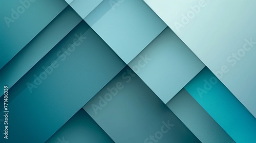 Abstract blue tone geometric shapes for modern design and background.