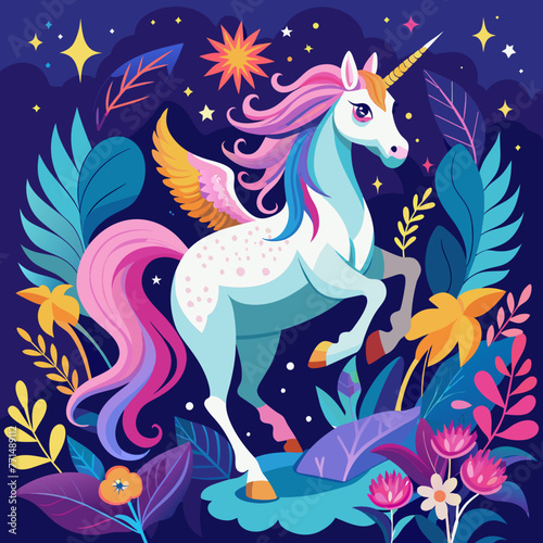 Experience the enchantment of a whimsical unicorn wallpaper  where fantasy meets reality in a captivating display of beauty and grace. Allow the mystical allure of unicorns to ignite your imagination