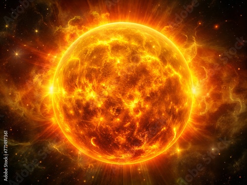 sun in space