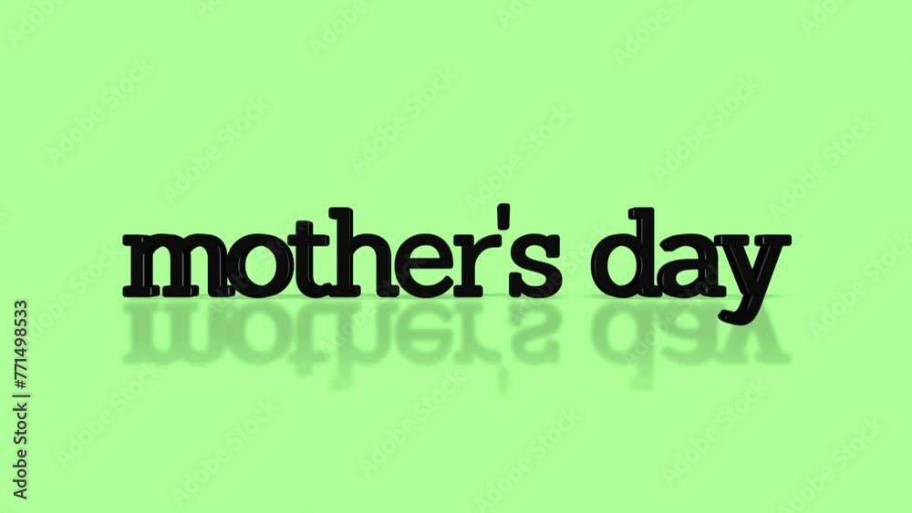 A heartfelt tribute in black letters on a green background, forming a heart shape, celebrating Mothers Day A heartfelt tribute in black letters on a green background, forming a heart shape, celebrating Mothers Day