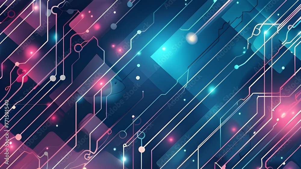 Obraz premium IT security technology background