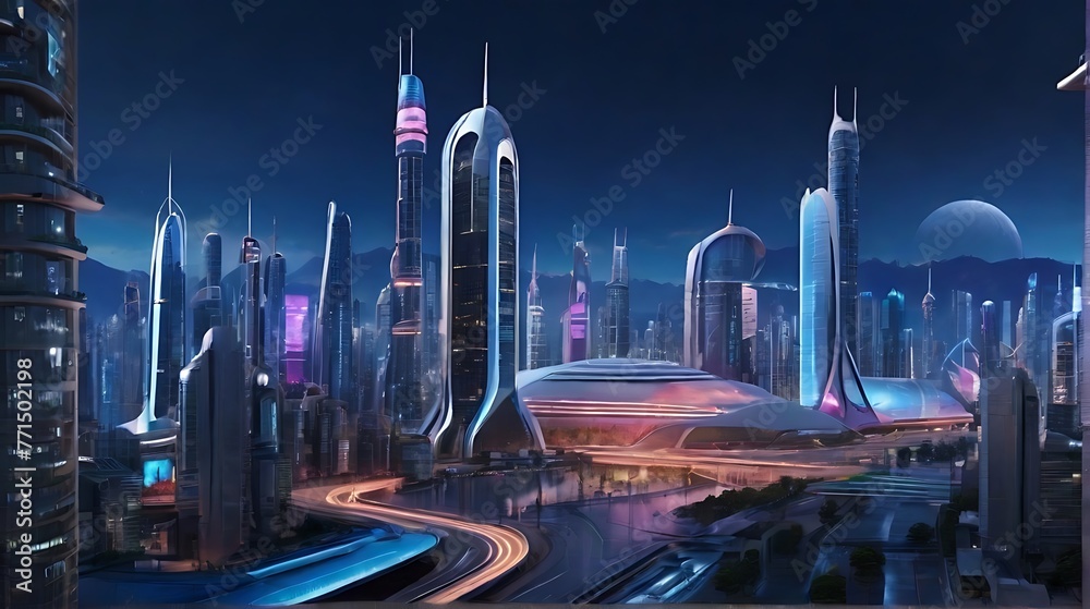 City concept in the future world