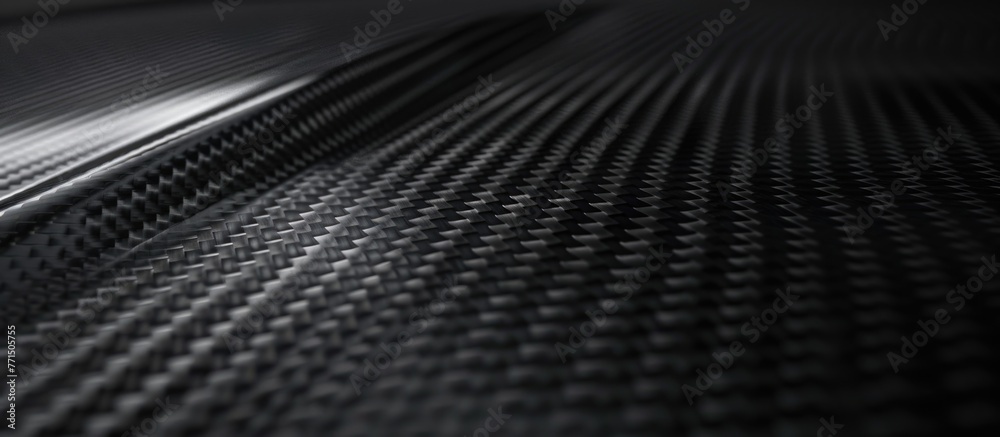 Ultrawide Black Carbon Fibre Texture Wallpaper Background