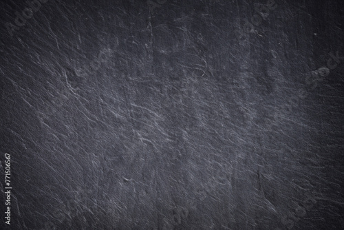 Industrial Chic, Dark Grey and Black Slate Background Texture.