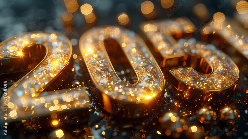 Happy new year, 2025 3d text render neon, Ai generated image Happy new year, 2025 3d text render neon, Ai generated image