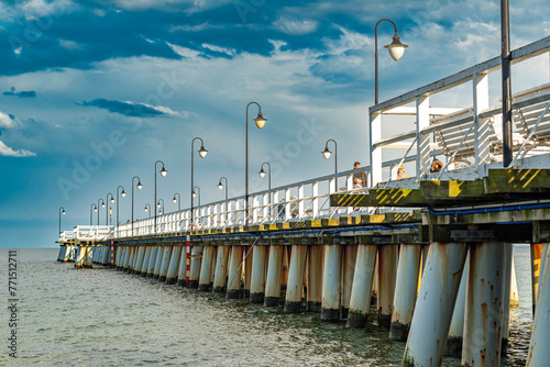 pier in the nord baltic sea Sea ahoy! Bridges Along the Baltic Sea Coast photo