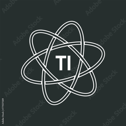 TI letter logo design on white background. TI logo. TI creative initials letter Monogram logo icon concept. TI letter design