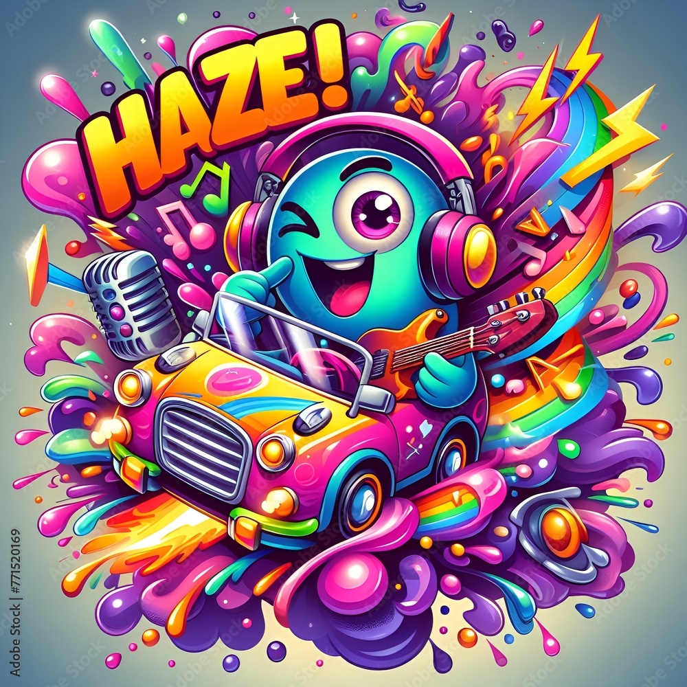 Hues and Riffs: Melodic Splashes - Haze! Hues and Riffs: Melodic Splashes - Haze!