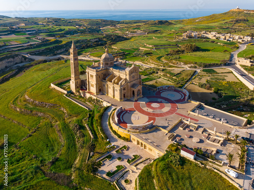 Catholic Ta' Pinu church on Gozo island, Maltese island