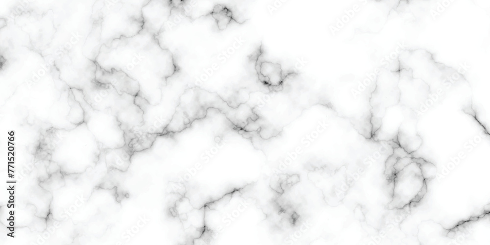 White marble pattern texture for the background. Abstract black scratch on white surface.
