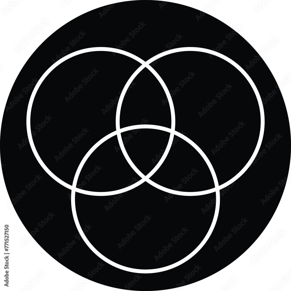 Abstract Circle logo template design.