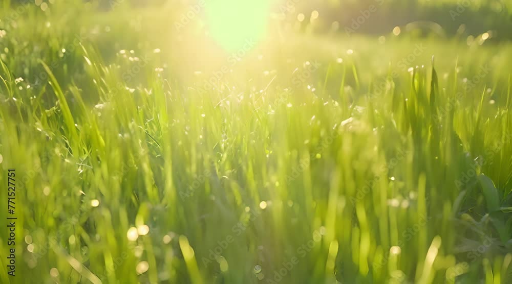 Lush Sunlit Meadow: Dolly Shot of Green Grass in Sunlight
Lush Sunlit Meadow: Dolly Shot of Green Grass in Sunlight