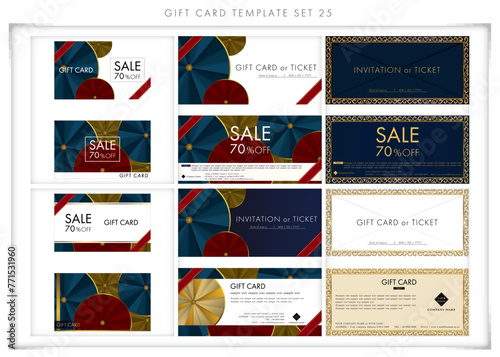 ギフトカードセット２５　gift card　金券　優待券　割引券