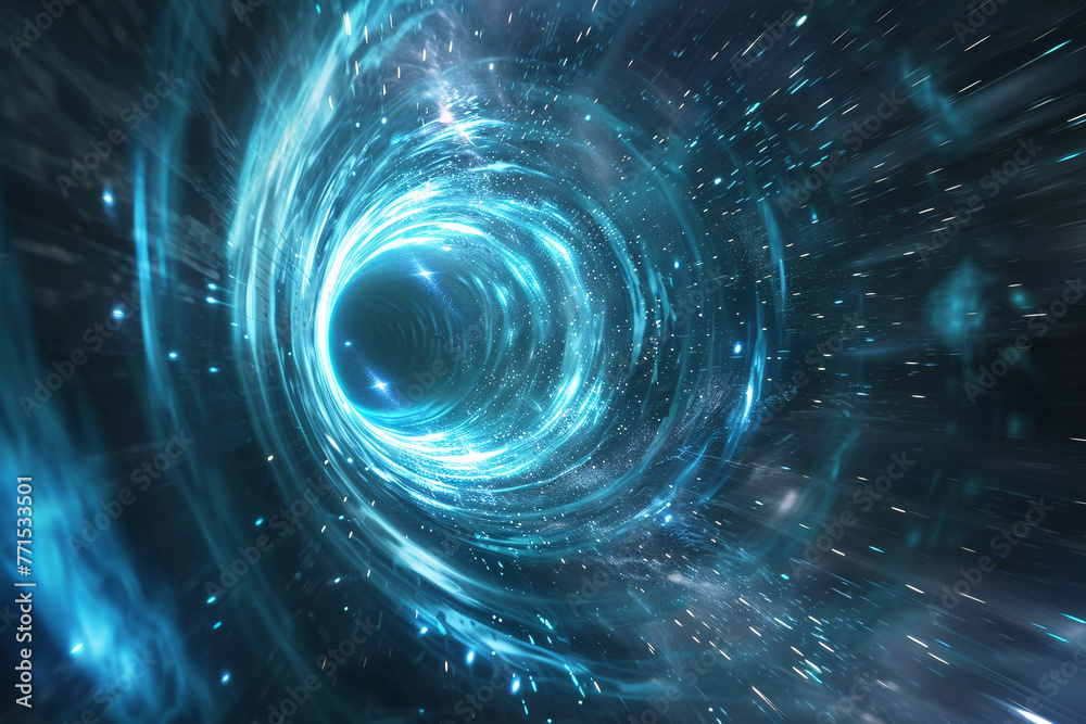 Cosmic Portal: Abstract Wormhole in Space Cosmic Portal: Abstract Wormhole in Space