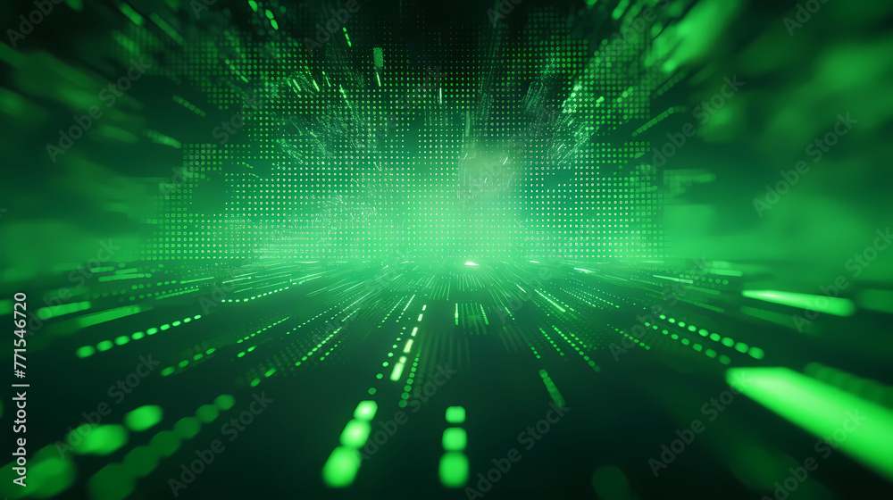 Green abstract technology background Green abstract technology background