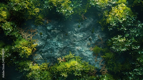dark moss background © Jang