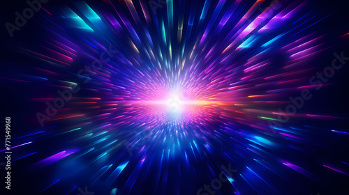 abstract image elemental mirror rainbow lantern speed scattering